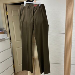 HUGO Women's Olive Green Trousers